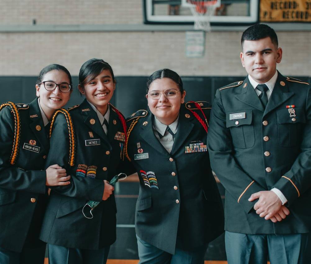 KPH_jrotc students in gym